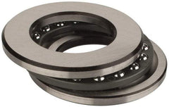 INA Bearing - 1-1/2" Inside x 2-19/32" Outside Diam, 5/8" Thick, Steel Ball Thrust Bearing - 10,000 Lbs. Static Capacity, 4,350 Max Pressure x Velocity - Benchmark Tooling