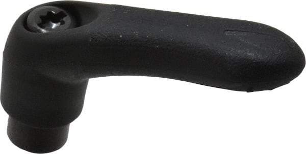 Gibraltar - 1/4-20, 0.39" Hub Diam, Thermoplastic Elastomer Adjustable Clamping Handle - Benchmark Tooling