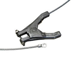 Hubbell Workplace - 19 AWG, 3 Ft., Hand Clamp, Terminal, Grounding Cable with Clamps - Noninsulated - Benchmark Tooling