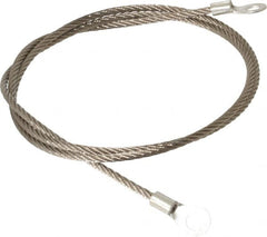 Hubbell Workplace - 19 AWG, 3 Ft., Terminal, Grounding Cable with Clamps - Noninsulated, Includes (2) 1/4 Inch Terminals - Benchmark Tooling