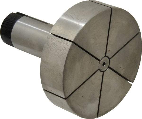 Dunham - 3-3/4 Inch Head Diameter, 5C Expanding Collet - 4.49 Inch Overall Length, Steel, 0.0005 Inch TIR - Exact Industrial Supply