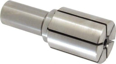 Dunham - 1/2 to 1-1/4" Grip, 1-1/4" Face Diam, 1-1/2" Body Length, Ledloy, Expanding Lathe Mandrel - Straight Shank, 3/4" Shank Diam - Benchmark Tooling