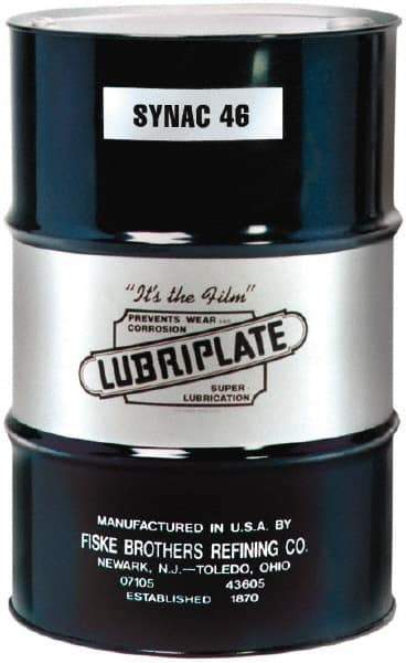 Lubriplate - 55 Gal Drum, ISO 46, SAE 20, Air Compressor Oil - 15°F to 355°, 213 Viscosity (SUS) at 100°F, 49 Viscosity (SUS) at 210°F - Benchmark Tooling