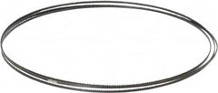 Starrett - 14 TPI, 6' 8" Long x 1/8" Wide x 0.025" Thick, Welded Band Saw Blade - Carbon Steel, Toothed Edge, Raker Tooth Set, Flexible Back, Contour Cutting - Benchmark Tooling