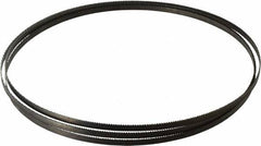 Starrett - 14 TPI, 6' 8" Long x 1/4" Wide x 0.025" Thick, Welded Band Saw Blade - Carbon Steel, Toothed Edge, Raker Tooth Set, Flexible Back, Contour Cutting - Benchmark Tooling