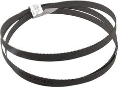 Starrett - 14 TPI, 5' 4-1/2" Long x 1/2" Wide x 0.035" Thick, Welded Band Saw Blade - Bi-Metal, Toothed Edge, Raker Tooth Set, Contour Cutting - Benchmark Tooling