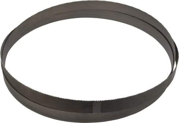 Starrett - 8 to 12 TPI, 11' Long x 1" Wide x 0.035" Thick, Welded Band Saw Blade - Bi-Metal, Toothed Edge, Raker Tooth Set, Contour Cutting - Benchmark Tooling