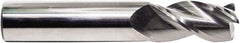 M.A. Ford - 1/2", 3 Flute, Solid Carbide, 0.09" Corner Radius End Mill - 3" OAL, 1-1/4" LOC - Benchmark Tooling