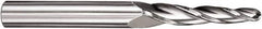 SGS - 10° Taper Angle per Side, 1" LOC, Solid Carbide 3 Flute Tapered Ball End Mill - AlTiN Finish, 4" OAL, 1/2" Shank Diam, Spiral Flute, 28° Helix - Benchmark Tooling