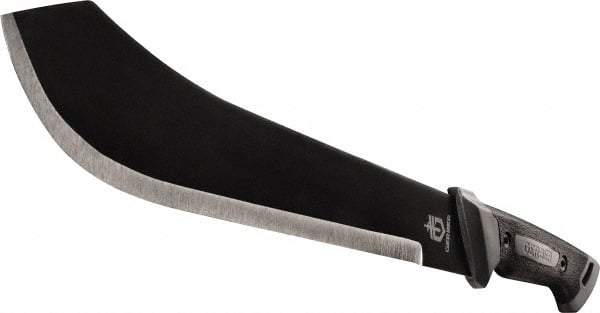 Gerber - 15-1/2" Long Blade, 1050 Carbon Steel, Fine Edge, Machete - 22-1/2" OAL, Rubber Handle - Benchmark Tooling