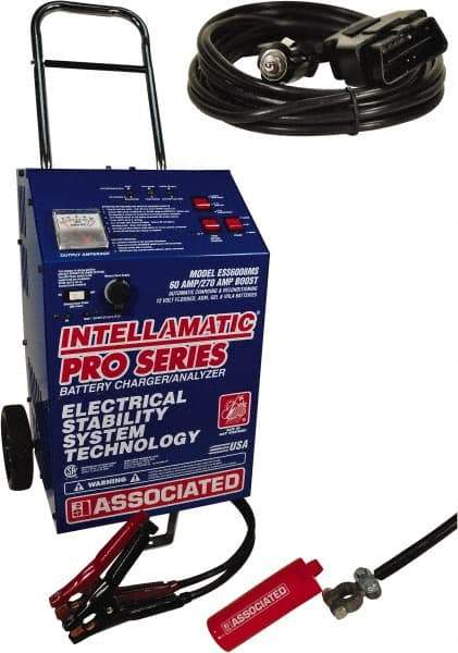 Associated Equipment - 12 Volt Automatic Charger/Maintainer - 60 Amps, 270 Starter Amps - Benchmark Tooling