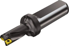 Sandvik Coromant - 2.2515" Max Drill Depth, 2xD, 1.062" Diam, Indexable Insert Drill - 2 Inserts, 1-1/4" Shank Diam, Straight Shank - Benchmark Tooling