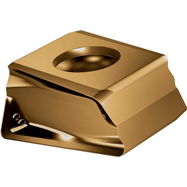 Walter - LNHU090420 L55T Grade WKP35S Carbide Milling Insert - TiCN/Al2O3/TiCN Finish, 0.1772" Thick, 2mm Corner Radius - Benchmark Tooling