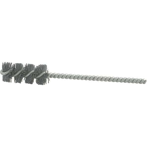 Brush Research Mfg. - 1-1/4" Bore Diam, 180 Grit, Aluminum Oxide Flexible Hone - Medium, 2-1/2" OAL - Benchmark Tooling