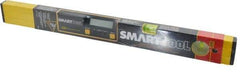 Smart Tool - 24" Long 2 Vial Box Beam Level - Aluminum, Silver, 1 Level & 1 Plumb Vials - Benchmark Tooling