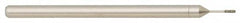 Made in USA - 3/4" Head Diam x 0.394" Head Thickness Diamond (Abrasive) Grinding Pin - 1/4" Shank Diam Fine Grade, 120 Grit - Benchmark Tooling