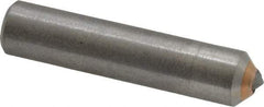 Made in USA - 3/4 Carat Single Point Diamond Dresser - 2" Long x 7/16" Shank Diam - Benchmark Tooling