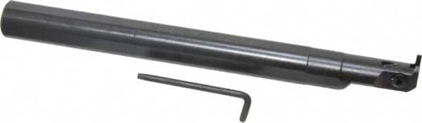 Seco - A..-CGHR, Right Hand, 0.216" Max Depth of Cut, Indexable Grooving Tool Holder - LC..1303.. Insert Compatibility, 8" OAL, Through Coolant - Benchmark Tooling