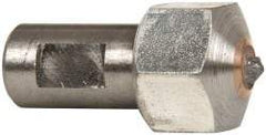 Made in USA - 1/2 Carat Single Point Diamond Dresser - 3/4" Long x 7/16" Shank Diam - Benchmark Tooling