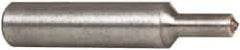 Made in USA - 2" Long x 3/8" Shank Diam Single Point Diamond Dresser - Radius Tool - Benchmark Tooling