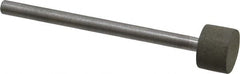 Made in USA - 3/8" Head Diam x 1/4" Head Thickness CBN Grinding Pin - 1/8" Shank Diam x 1-3/4" Shank Length, Very Fine Grade, 150 Grit - Benchmark Tooling