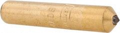 Norton - 3/4 Carat Single Point Diamond Dresser - 2" Long x 3/8" Shank Diam, Contains 3 Stones - Benchmark Tooling