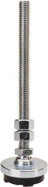 Gibraltar - 1/2-13 Bolt Thread, Studded Pivotal Stud Mount Leveling Pad & Mount - 3,000 Max Lb Capacity, 2" Base Diam - Benchmark Tooling