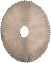 Made in USA - 6" Diam x 1/8" Blade Thickness x 1" Arbor Hole Diam, 120 Tooth Slitting and Slotting Saw - Arbor Connection, Solid Carbide, Concave Ground - Benchmark Tooling