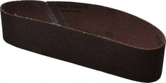 Made in USA - 2" Wide x 18-15/16" OAL, 50 Grit, Aluminum Oxide Abrasive Belt - Aluminum Oxide, Coarse, Coated - Benchmark Tooling