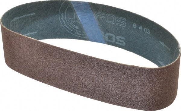 Made in USA - 2" Wide x 18-15/16" OAL, 60 Grit, Aluminum Oxide Abrasive Belt - Aluminum Oxide, Medium, Coated - Benchmark Tooling