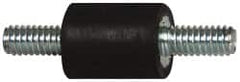 Tech Products - 4 Lb Capacity, 8-32 Stud/Stud Vibration Isolator - 3/8" Diam, 1/2" High - Benchmark Tooling