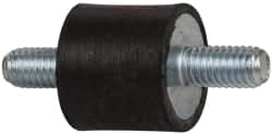 Tech Products - 16 Lb Capacity, 10-32 Stud/Stud Vibration Isolator - 9/16" Diam, 1/2" High - Benchmark Tooling