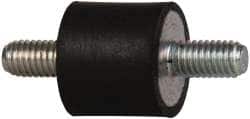 Tech Products - 18 Lb Capacity, 10-32 Stud/Stud Vibration Isolator - 9/16" Diam, 1/2" High - Benchmark Tooling