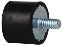 Tech Products - 50 Lb Capacity, 1/4-20 Plate/Stud Vibration Isolator - 1" Diam, 3/4" High - Benchmark Tooling