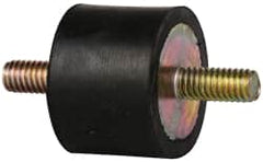 Tech Products - 74 Lb Capacity, 5/16-18 Stud/Stud Vibration Isolator - 1-3/8" Diam, 1" High - Benchmark Tooling