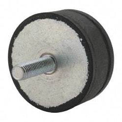 Tech Products - 760 Lb Capacity, 1/2-13 Plate/Stud Vibration Isolator - 3-1/8" Diam, 1-1/2" High - Benchmark Tooling