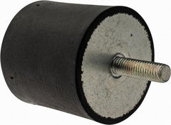 Tech Products - 1190 Lb Capacity, 1/2-13 Plate/Stud Vibration Isolator - 3-1/8" Diam, 3" High - Benchmark Tooling