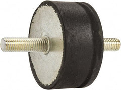 Tech Products - 980 Lb Capacity, 1/2-13 Stud/Stud Vibration Isolator - 3-1/8" Diam, 1-1/2" High - Benchmark Tooling