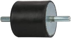 Tech Products - 250 Lb Capacity, 1/2-13 Stud/Stud Vibration Isolator - 3-1/8" Diam, 3" High - Benchmark Tooling