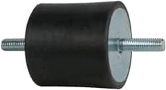 Tech Products - 1190 Lb Capacity, 1/2-13 Stud/Stud Vibration Isolator - 3-1/8" Diam, 3" High - Benchmark Tooling