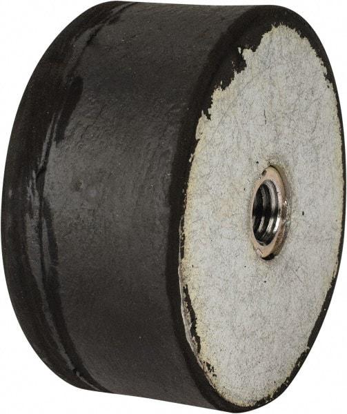 Tech Products - 1260 Lb Capacity, 1/2-13 Plate/Plate Vibration Isolator - 3-1/8" Diam, 1-1/2" High - Benchmark Tooling
