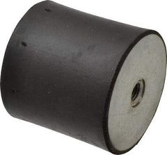 Tech Products - 250 Lb Capacity, 1/2-13 Plate/Plate Vibration Isolator - 3-1/8" Diam, 3" High - Benchmark Tooling