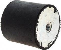 Tech Products - 410 Lb Capacity, 1/2-13 Plate/Plate Vibration Isolator - 3-1/8" Diam, 3" High - Benchmark Tooling