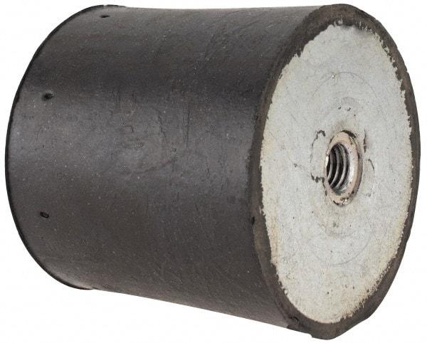 Tech Products - 1190 Lb Capacity, 1/2-13 Plate/Plate Vibration Isolator - 3-1/8" Diam, 3" High - Benchmark Tooling