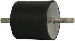 Tech Products - 910 Lb Capacity, M12 Stud/Stud Vibration Isolator - 79mm Diam, 76mm High - Benchmark Tooling