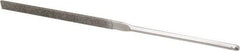 Grobet - 5-1/2" OAL Fine Equalling Needle Diamond File - 2-1/2 LOC, 220 Grit - Benchmark Tooling