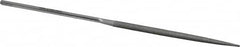 Grobet - 5-1/2" OAL Very Fine Half Round Needle Diamond File - 2-1/2 LOC, 220 Grit - Benchmark Tooling