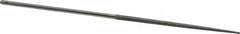 Grobet - 5-1/2" OAL Very Fine Round Needle Diamond File - 2-1/2 LOC, 220 Grit - Benchmark Tooling