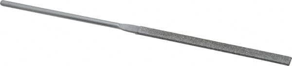Grobet - 5-1/2" OAL Medium Equalling Needle Diamond File - 2-1/2 LOC, 126 Grit - Benchmark Tooling