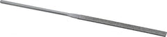 Grobet - 5-1/2" OAL Medium Equalling Needle Diamond File - 2-1/2 LOC, 126 Grit - Benchmark Tooling